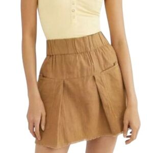 Free People Mariposa Khaki Cargo Mini. Size medium EUC‎
